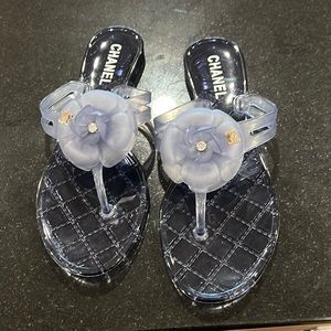 Chanel jelly sandals
